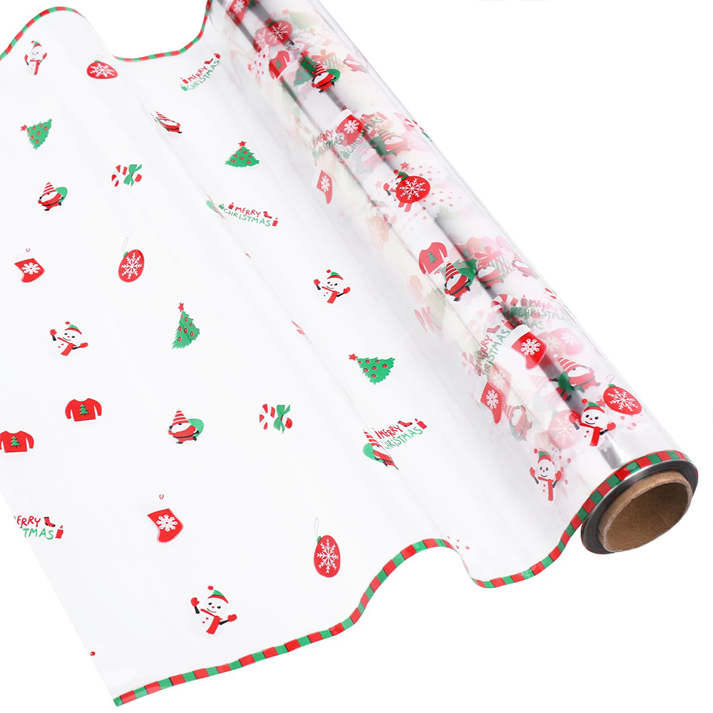 Cellophane Wrap Clear - 1 rollo de envoltura de celofán