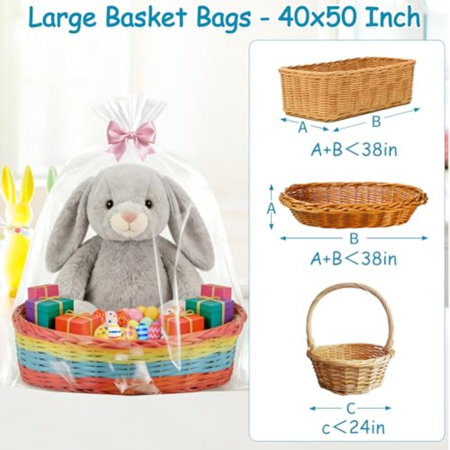 Paquete de 6 Bolsas de Celofán - Cellophane Wrap Clear reseña y precio